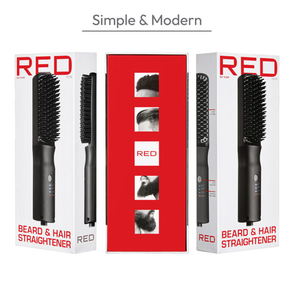 RED BY KISS Beard & Hair Straightener