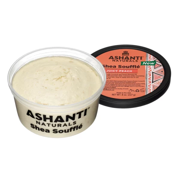 ASHANTI NATURALS SHEA SOUFFLE JUICY PEACH 8oz - Image 2