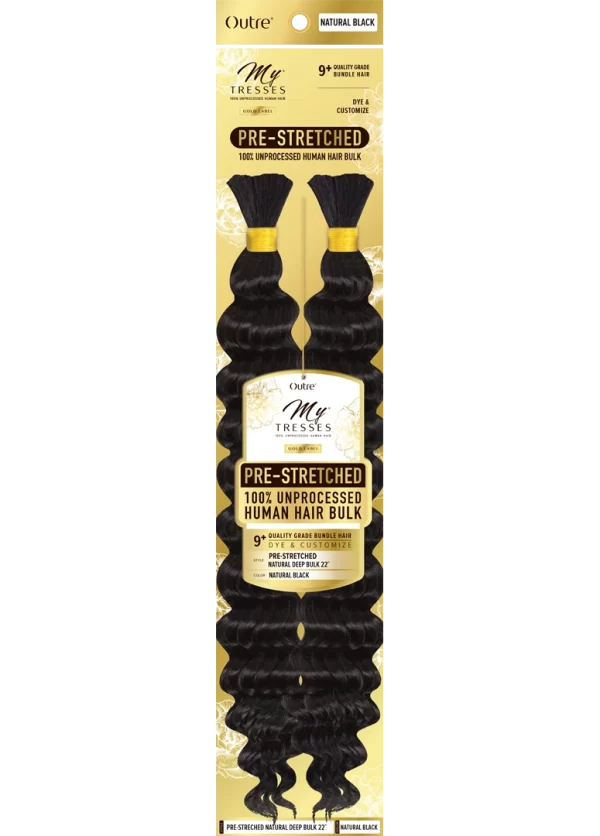 Outre BULK MYTRESSES GOLD LABEL BRAIDS PRE-STRETCHED NATURAL DEEP BULK 22" - Image 2