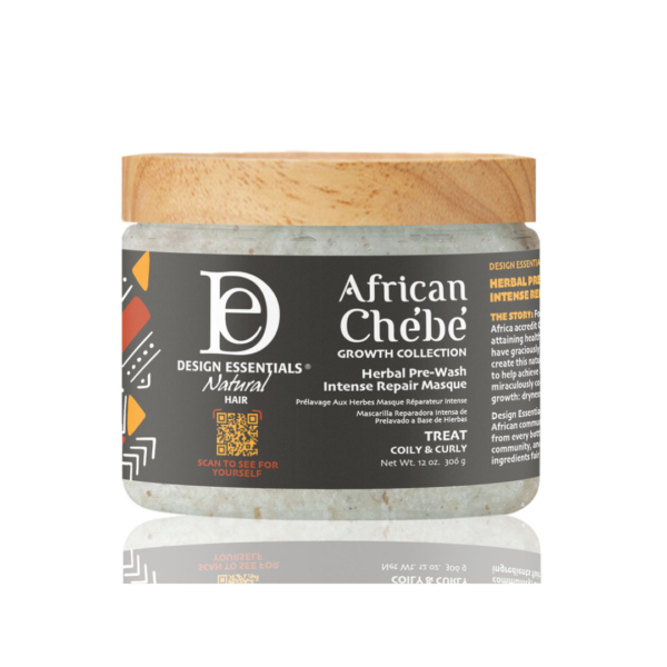 Design Essentials® Natural African Chebe Herbal Pre-Wash Intense Repair Masque 12oz