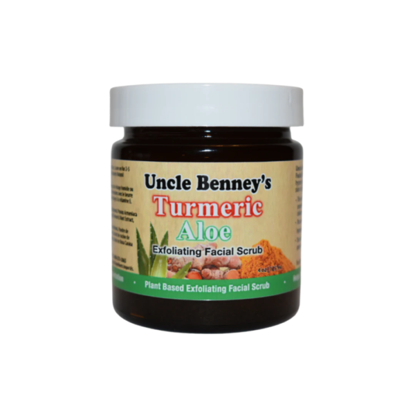 Uncle Benney's Turmeric Natural Exfoliating Aloe Vera Scrub 4oz