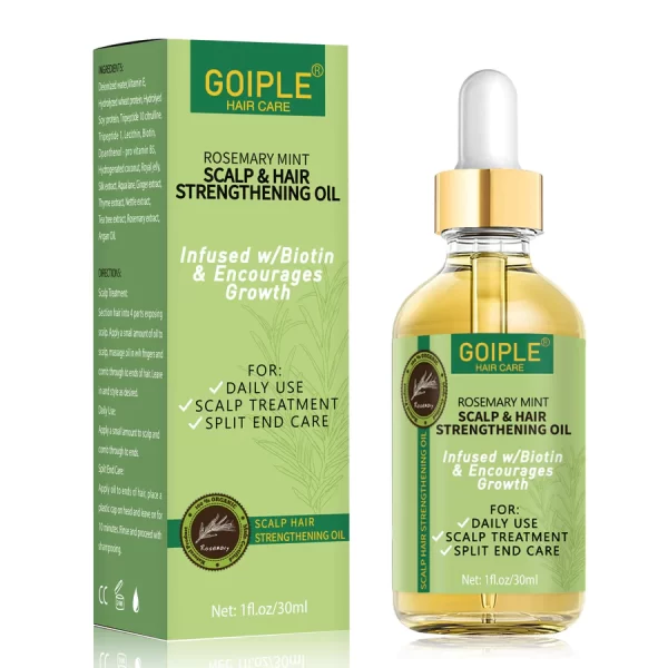 GOIPLE Organic Rosemary Oil For Hair Growth 1oz