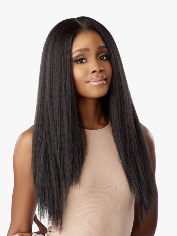 SENSATIONNEL CURLS KINKS & CO LACE WIG - KINKY EDGES 13X6 KINKY STRAIGHT 24″ - Image 6