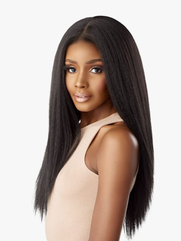 SENSATIONNEL CURLS KINKS & CO LACE WIG - KINKY EDGES 13X6 KINKY STRAIGHT 24″ - Image 5