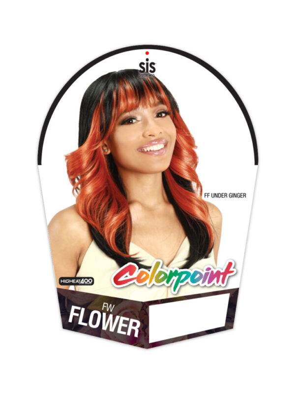 ZURY ROYAL IMEX SYNTHETIC HAIR FULL WIG - FLOWER - Image 7