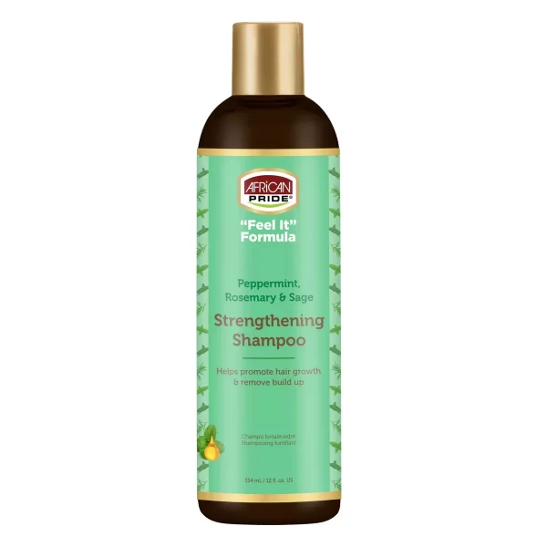 African Pride Feel It Formula Strengthening Shampoo 12oz