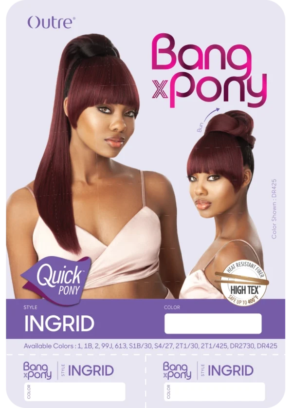 OUTRE QUICK PONY - BANG X PONY - INGRID - Image 3