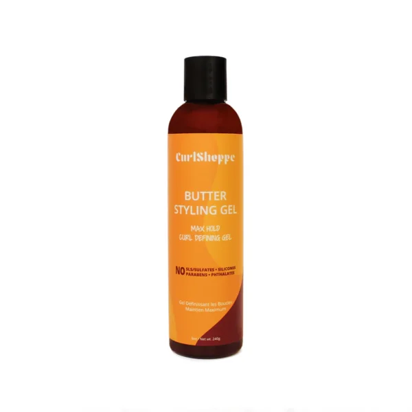 CurlShoppe BUTTER STYLING GEL (MAX HOLD) 8oz