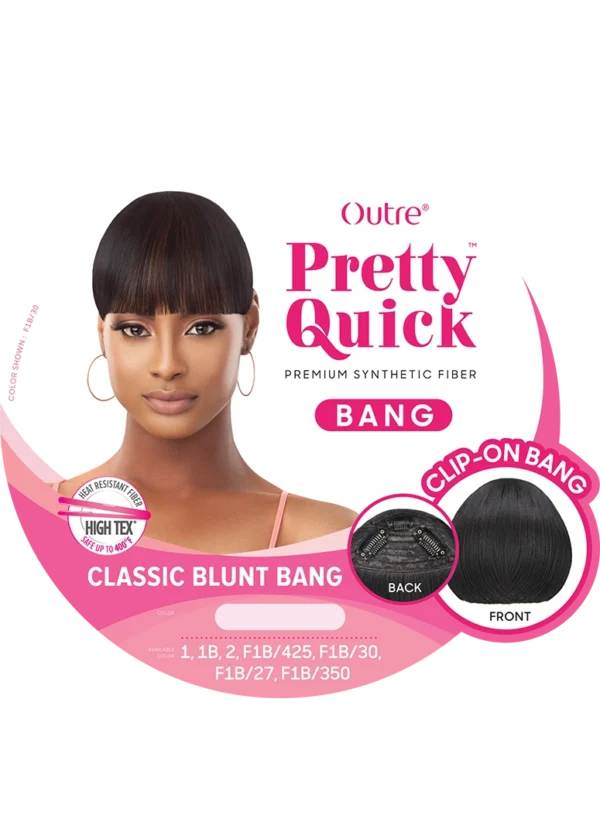 OUTRE PRETTY QUICK - BANG - CLASSIC BLUNT BANG - Image 3