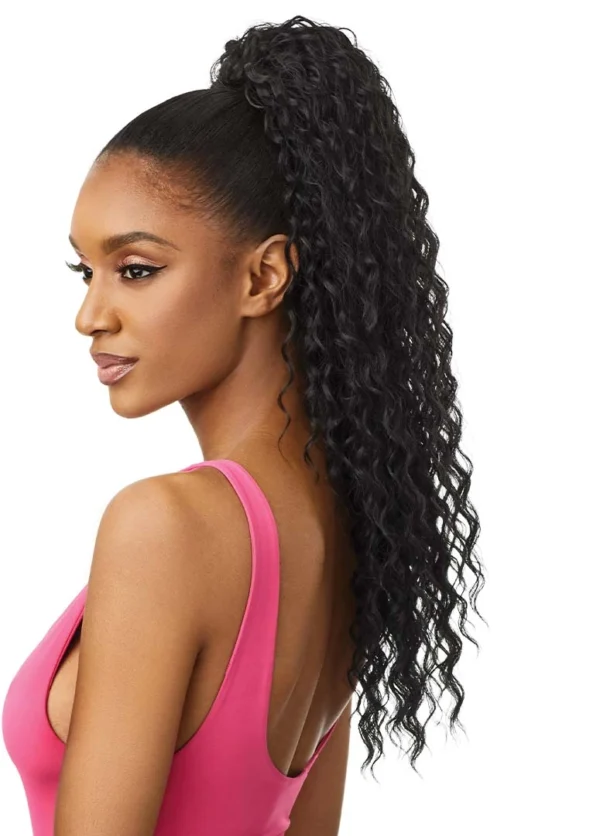 OUTRE DRAWSTRING PONYTAILS PRETTY QUICK - PONY W&W - PONY DEEP CURL 24" - Image 5