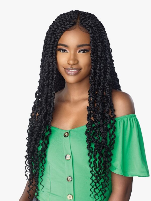 SENSATIONNEL CLOUD 9 HAND-BRAIDED LACE WIG - 4X4 PASSION TWIST 28″ - Image 6