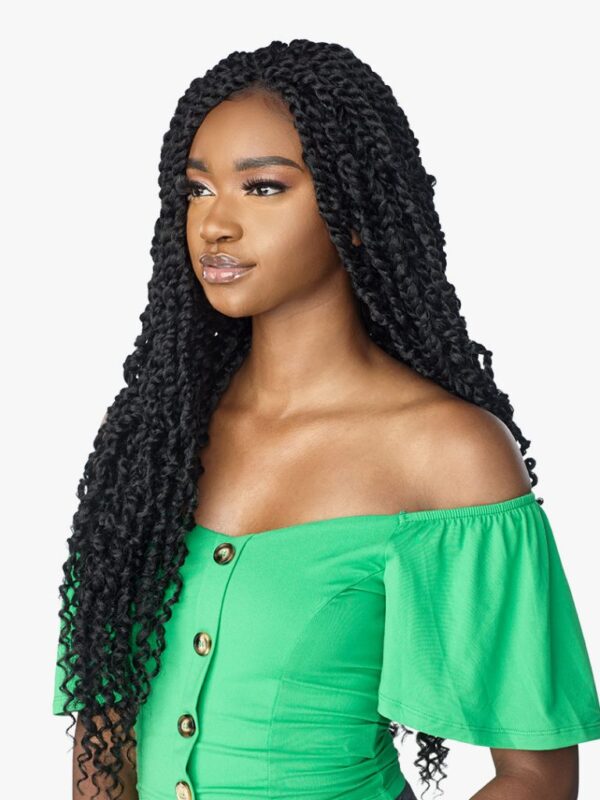 SENSATIONNEL CLOUD 9 HAND-BRAIDED LACE WIG - 4X4 PASSION TWIST 28″ - Image 8