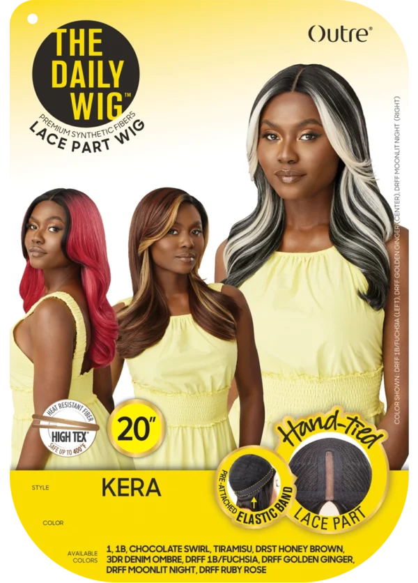 OUTRE THE DAILY WIG SYNTHETIC LACE PART WIG - KERA - Image 3