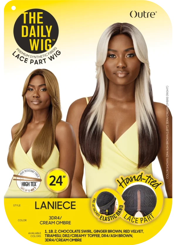 OUTRE THE DAILY WIG SYNTHETIC LACE PART WIG - LANIECE - Image 3