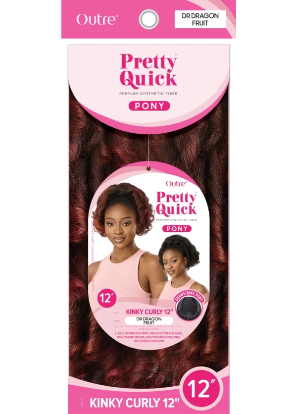 OUTRE PRETTY QUICK - DRAWSTRING PONY - KINKY CURLY 12" - Image 7