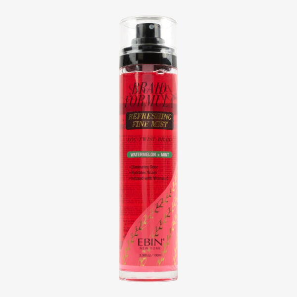 EBIN NEW YORK BRAID FORMULA REFRESHING FINE MIST 100ML (3.38OZ) - WATERMELON + MINT - Image 6