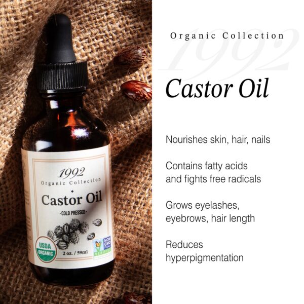 Tropic Isle Living 1992 ORGANIC COLLECTION CASTOR OIL (2OZ) - Image 8