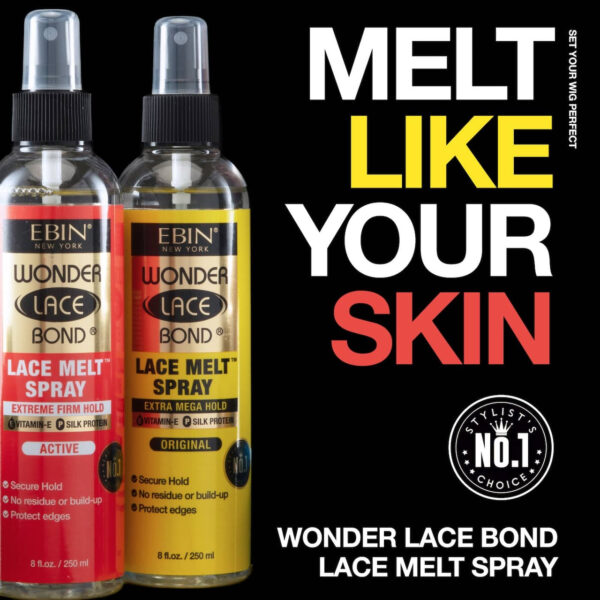 EBIN NEW YORK WONDER LACE BOND LACE MELT SPRAY - EXTRA MEGA HOLD [ORIGINAL] 3.39oz / 100ml - Image 6