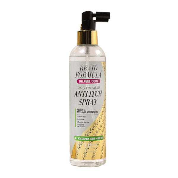 EBIN NEW YORK BRAID FORMULA DR. FEEL COOL ANTI-ITCH SPRAY 250ML - ROSEMARY MINT + BIOTIN - Image 2