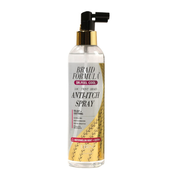 EBIN NEW YORK BRAID FORMULA DR. FEEL COOL ANTI-ITCH SPRAY 250ML - WATERMELON MINT + BIOTIN - Image 2