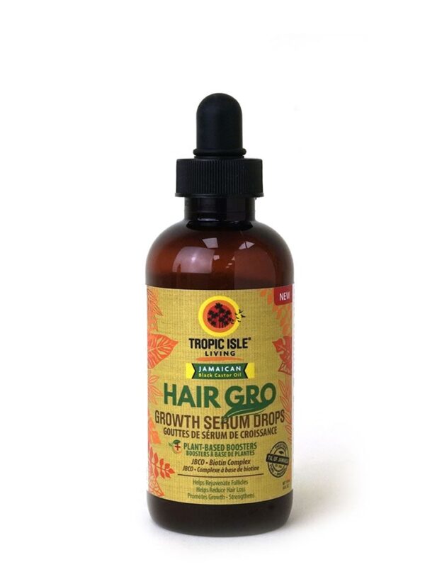 Tropic Isle Living Jamaican Black Castor Oil Hair Gro Serum Drops 4oz - Image 8