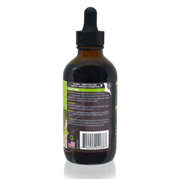 Jamaican Mango & Lime BLACK CASTOR OIL (LEMONGRASS)-4 OZ - Image 3