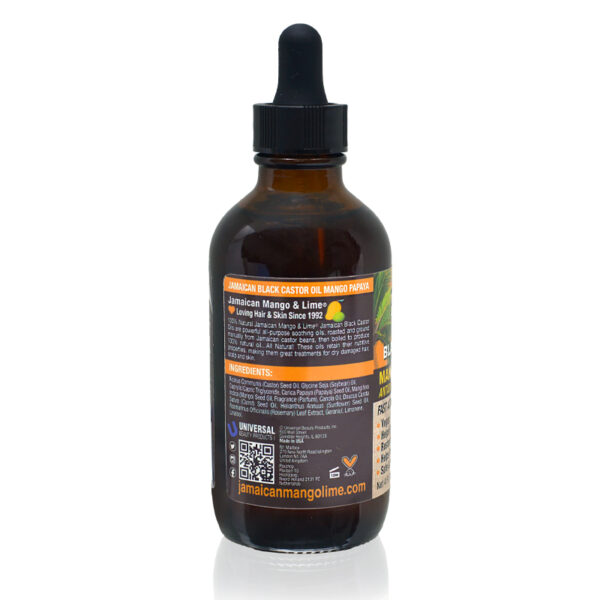 Jamaican Mango & Lime BLACK CASTOR OIL (MANGO PAPAYA)-4 OZ - Image 2