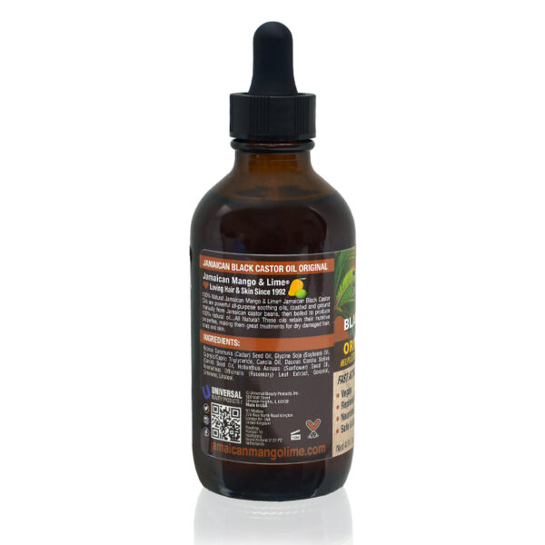 Jamaican Mango & Lime BLACK CASTOR OIL (ORIGINAL)-4 OZ - Image 3