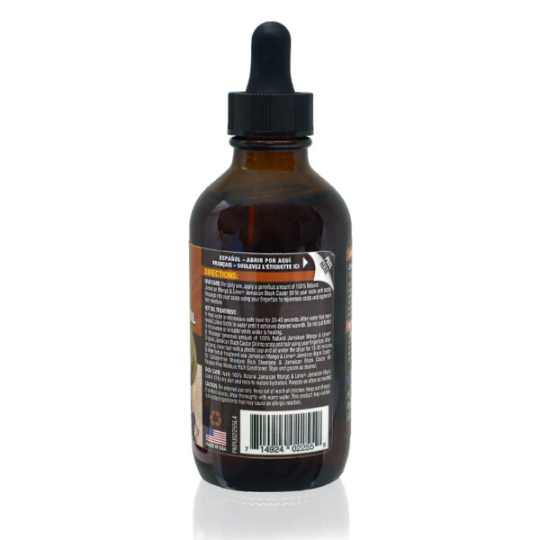 Jamaican Mango & Lime BLACK CASTOR OIL (ORIGINAL)-4 OZ - Image 2