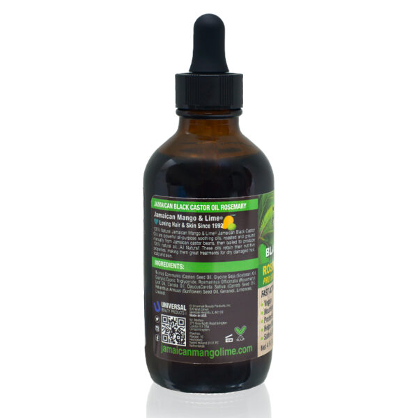 Jamaican Mango & Lime BLACK CASTOR OIL (ROSEMARY)-4 OZ - Image 3