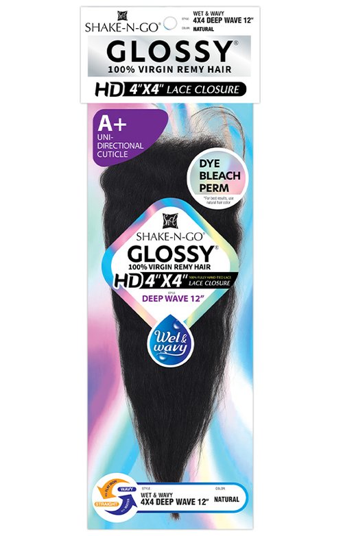 SHAKE-N-GO GLOSSY - UH 4X4 WW DEEP WAVE 12" LACE CL GLOSSY - Image 5