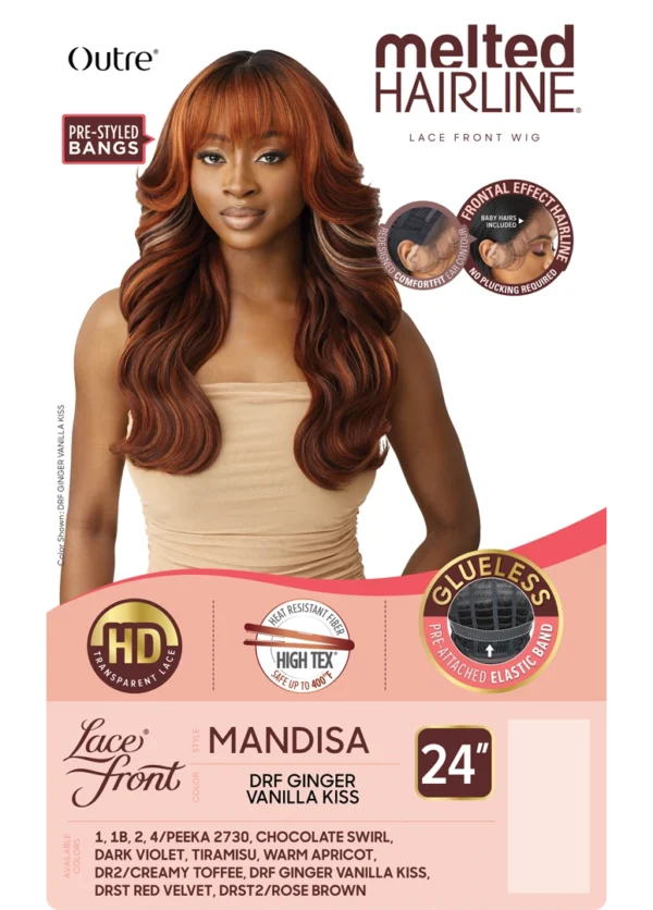 OUTRE MELTED HAIRLINE LACE FRONT WIG - MANDISA - Image 7