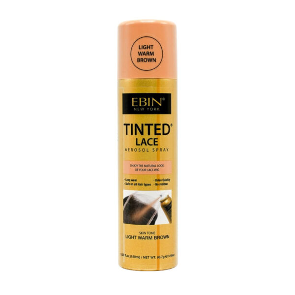 EBIN NEW YORK TINTED LACE SPRAY 150ML - LIGHT WARM BROWN - Image 6