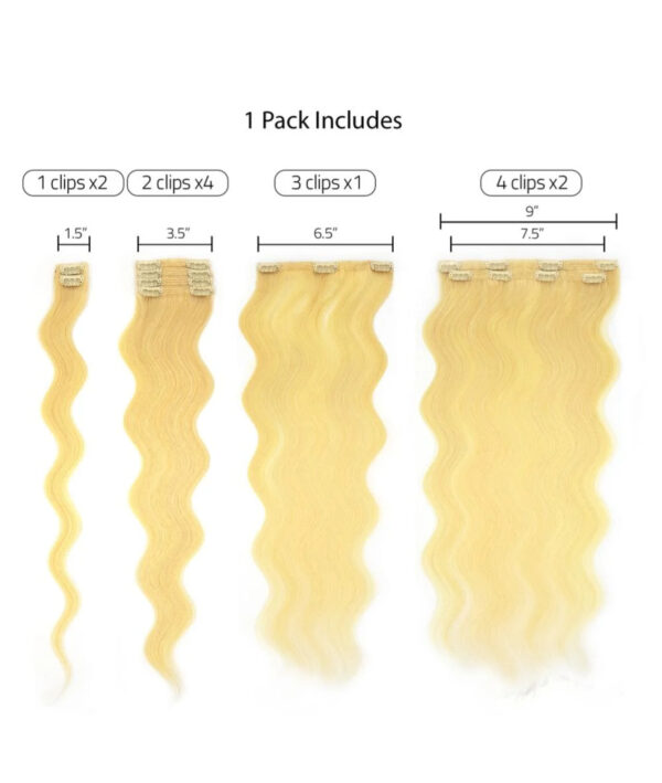 Hair Couture Human Blend Hair AVANTI 9PCS CLIP-IN CASCADE CURL 20" - Image 5