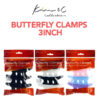 KIM & C Butterfly Clamps 3" (12pcs)