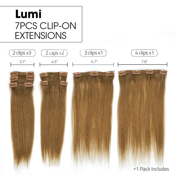 Hair Couture LUMI 7PCS CLIP-IN 14" - Image 8