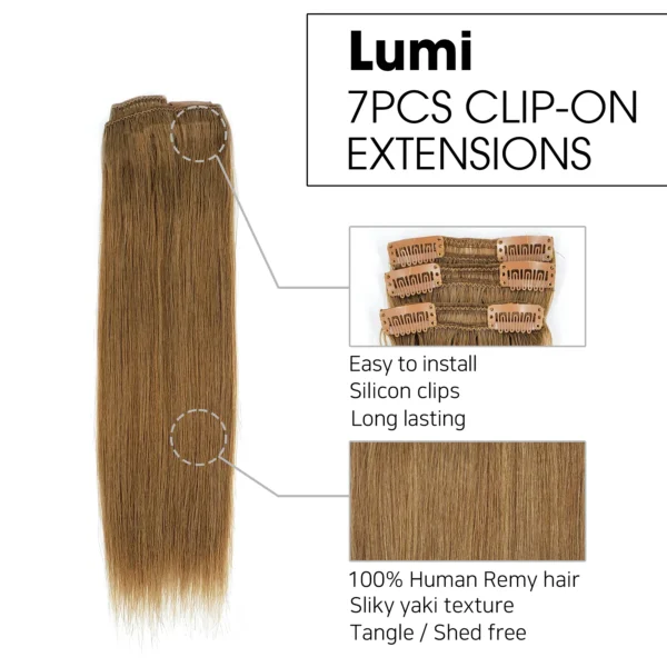 Hair Couture LUMI 7PCS CLIP-IN 18" - Image 7