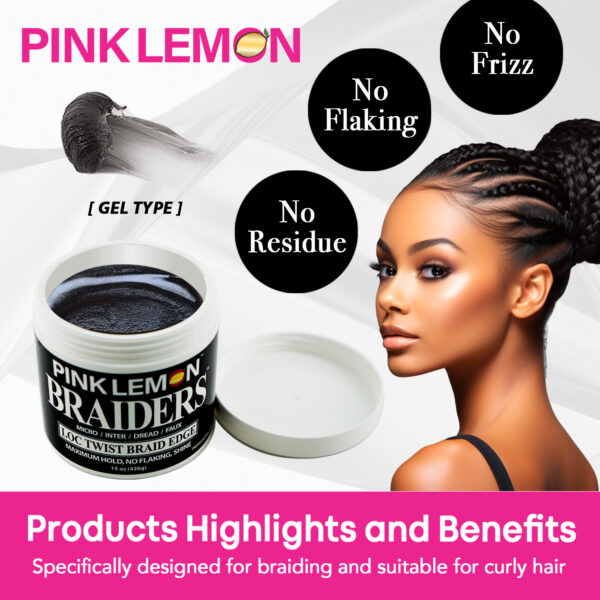 BELLATIQUE PINK LEMON BRAIDERS - 10 OZ - Image 4