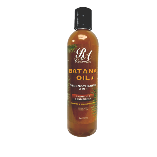 RA Cosmetics BATANA OIL STRENGTHENING 2 IN 1 Shampoo & Conditioner - 8oz - Image 5