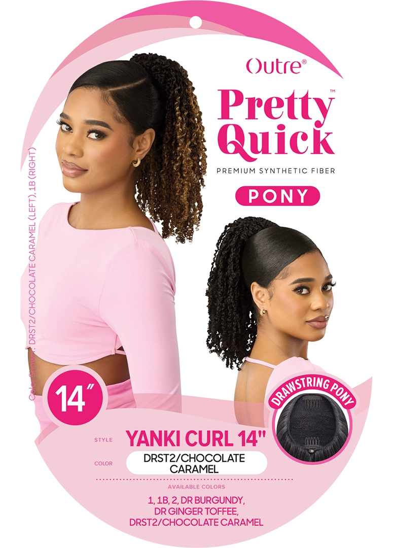 OUTRE PRETTY QUICK - DRAWSTRING PONY - YANKI CURL 14" - Image 7