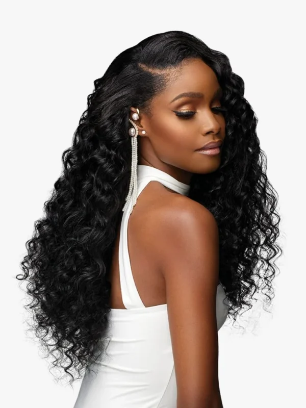 SENSATIONNEL PEARLISH 4X5 HD LACE CLOSURE EURO DEEP 12″ - Image 2