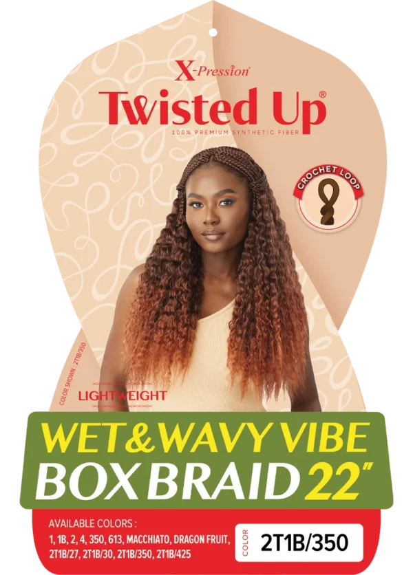 OUTRE X-PRESSION - TWISTED UP WET & WAVY VIBE BOX BRAID 22 3X - Image 4