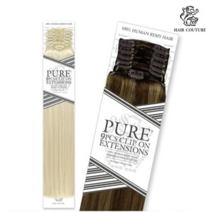 Hair Couture 9pcs PureClip Cream 18"