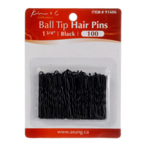 KIM & C Ball Tip Hair Pins Black