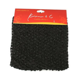 Kim C Large Mesh Headband Black