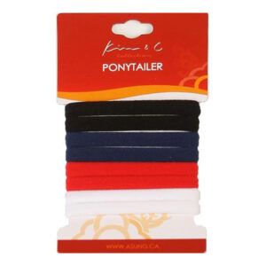 KIM & C Ponytail Holders 8pcs - Assorted