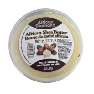 AFRICAN DIAMOND African Shea Butter - White Smooth 227g (8oz)