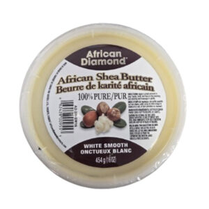 AFRICAN DIAMOND African Shea Butter - White Smooth 454g (16oz)