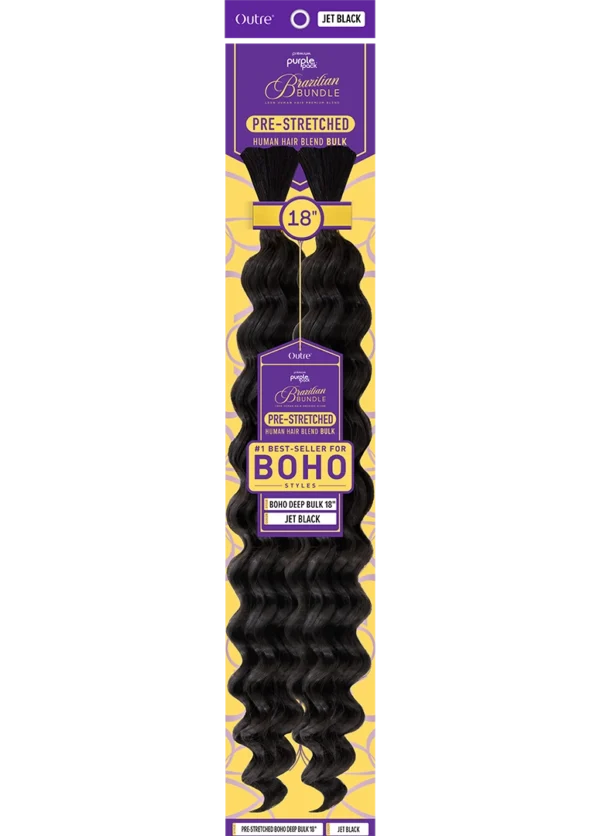 OUTRE PURPLE PACK BRAZILIAN - PRESTRETCHED BOHO DEEP BULK 18" - Image 2
