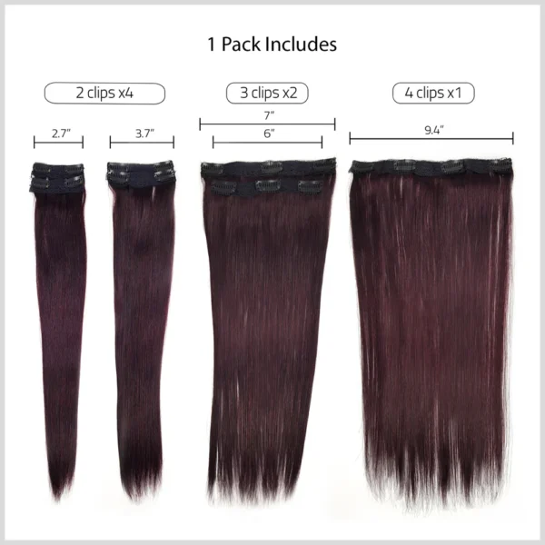 Hair Couture Lengths 7pcs Clip - Image 7